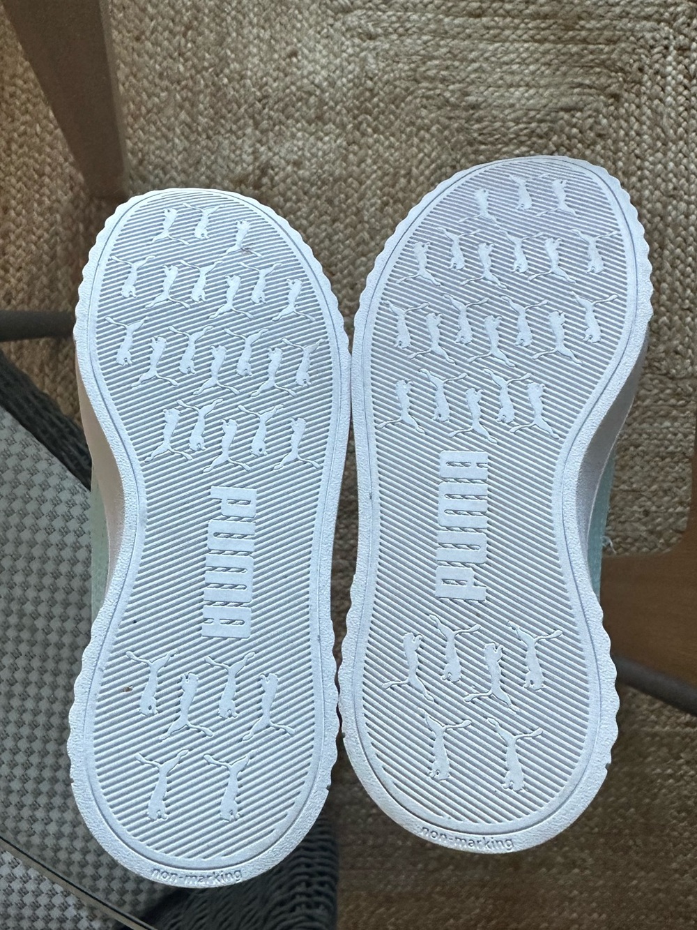 PUMA Kids' Carina 3.0 Low Top Sneaker in Friendship - Picture 4 of 6
